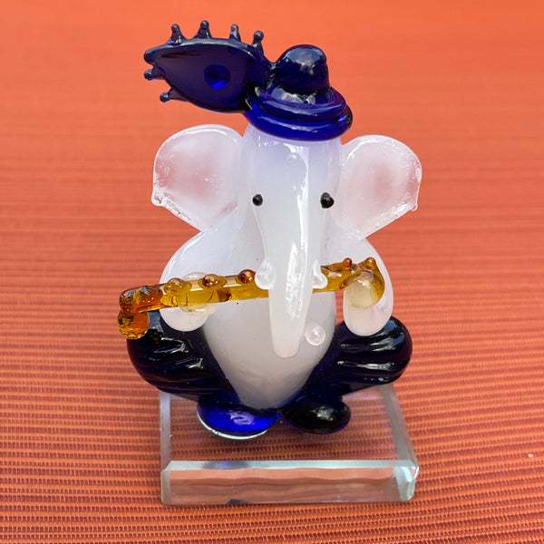 Ganesh with Flute Figurine | FREE SHIPPING