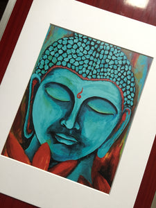 Green Buddha (Art Print) Artist: Tony Talwar | FREE SHIPPING