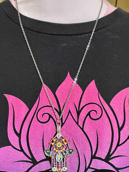 Hamsa Hand Necklace, Healing hand Necklace | FREE SHIPPING