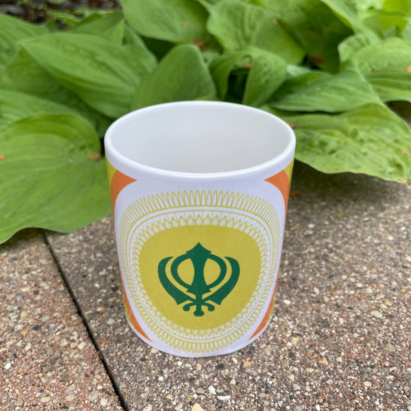 Sikh Khanda Ceramic Mug  (11 oz) | FREE SHIPPING