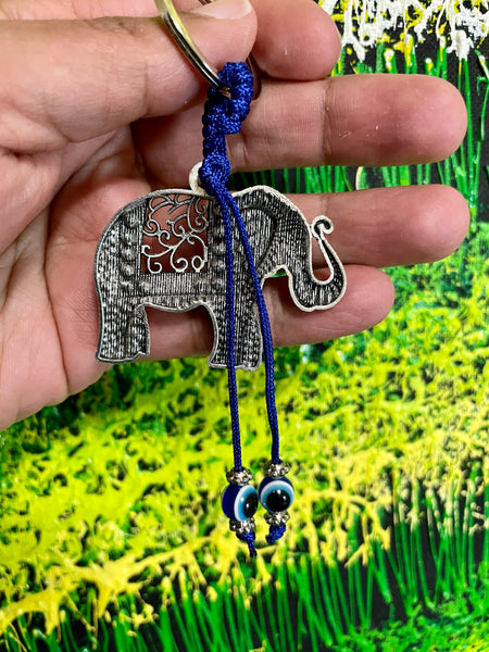 Elephant Evil Eye Keychain (FREE SHIPPING)